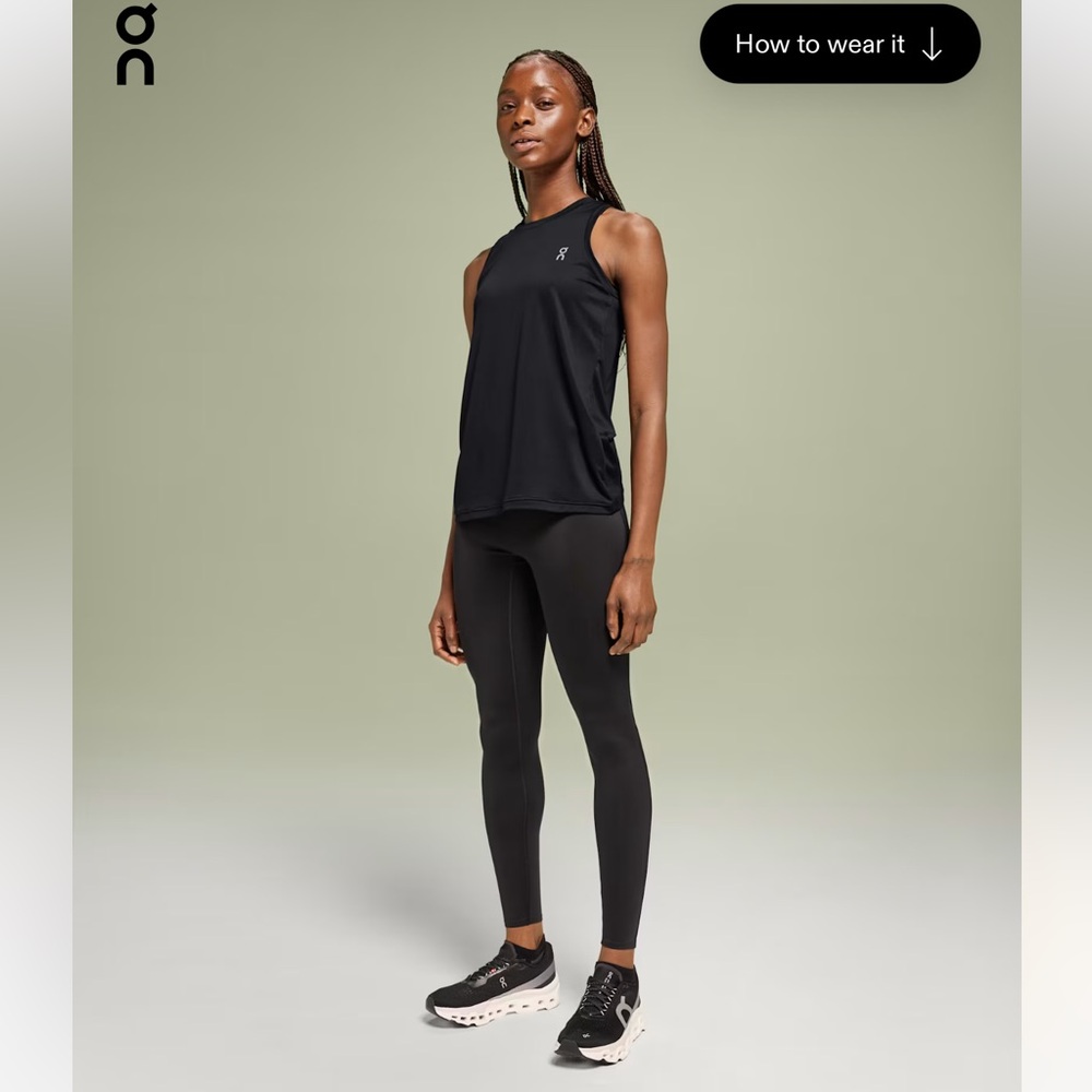 On Running Women’s Black Tank Top Size Small